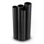 مواسير HDPE من شركة الراجحي PE 80 ضغط 4 بار قطر خارجي 250 مم سمك 7.7 مم لون أسود