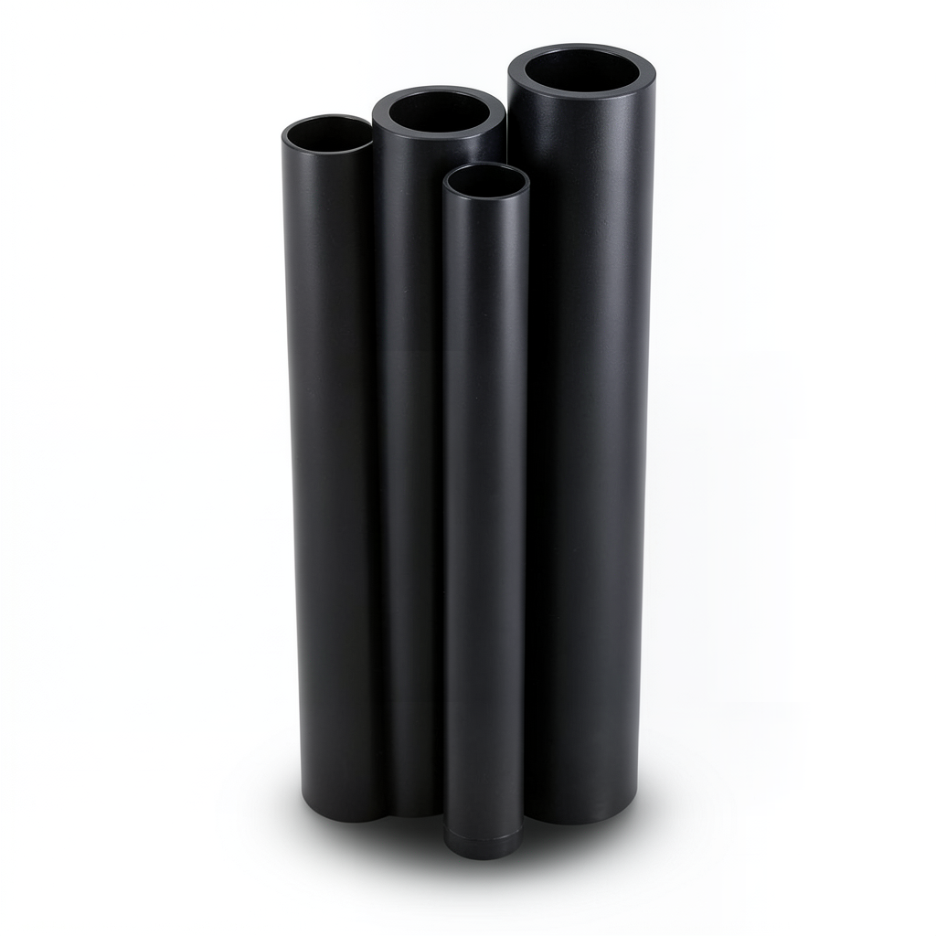 أنابيب HDPE الراجحي PE 80 ضغط 4 بار قطر 315 مم سمك 9.7 مم لون أسود