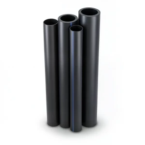 أنابيب HDPE الراجحي PE 80 ضغط 4 بار قطر خارجي 400 مم سمك 12.3 مم لون أسود