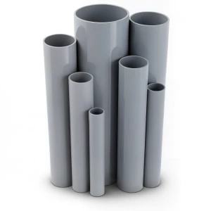 UPVC Pipes Nominal Pressure 6 Bar Outside Diameter 75 mm Thickness 2.2 mm Gray