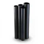 HDPE Pipes PE 80 Pressure 4 Bar 500 mm Diameter 15.3 mm Thickness Black