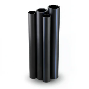 مواسير HDPE PE 80 ضغط 4 بار قطر 500 مم سمك 15.3 مم أسود