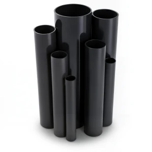 UPVC Pipes Nominal Pressure 4 Bar Outside Diameter 75 mm Thickness 1.8 mm Black