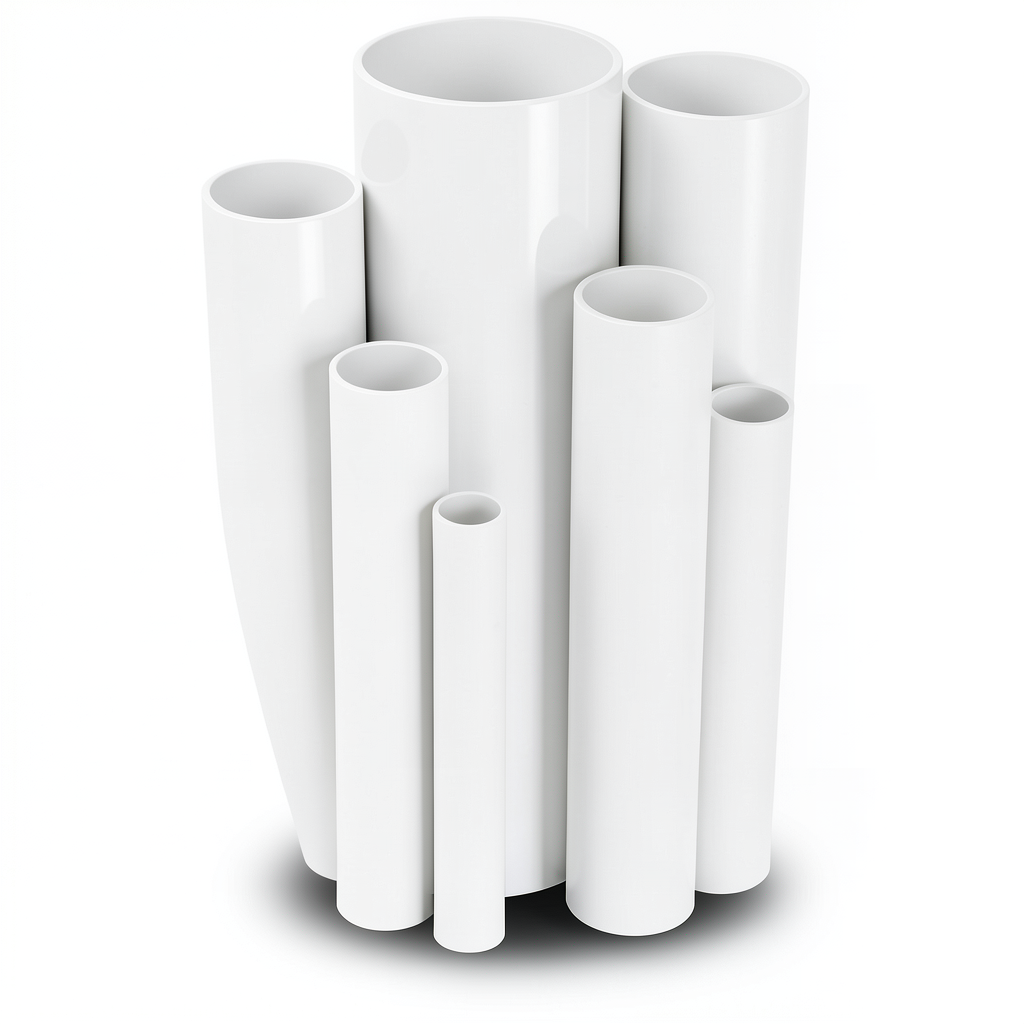 مواسير UPVC التقنية العصرية ضغط 6 بار قطر خارجي 75 مم سمك جدار 2.2 ملم لون أبيض