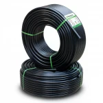 أنابيب HDPE  نيبروبلاست PE 100 ضغط 20 بار قطر خارجي 25 مم سمك 2.8 مم لون اسود