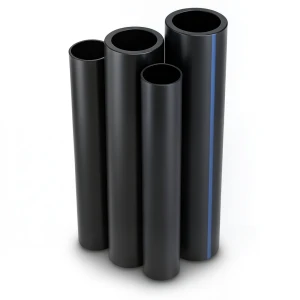 مواسير HDPE PE 80 ضغط 4 بار قطر 710 مم سمك 21.8 مم لون أسود