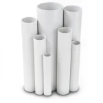 مواسير UPVC ضغط اسمي 10 بار قطر خارجي 75 مم سمك 3.6 مم لون أبيض