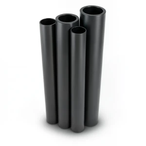 مواسير HDPE PE 80 ضغط 4 بار قطر 800 مم سمك 24.5 مم أسود