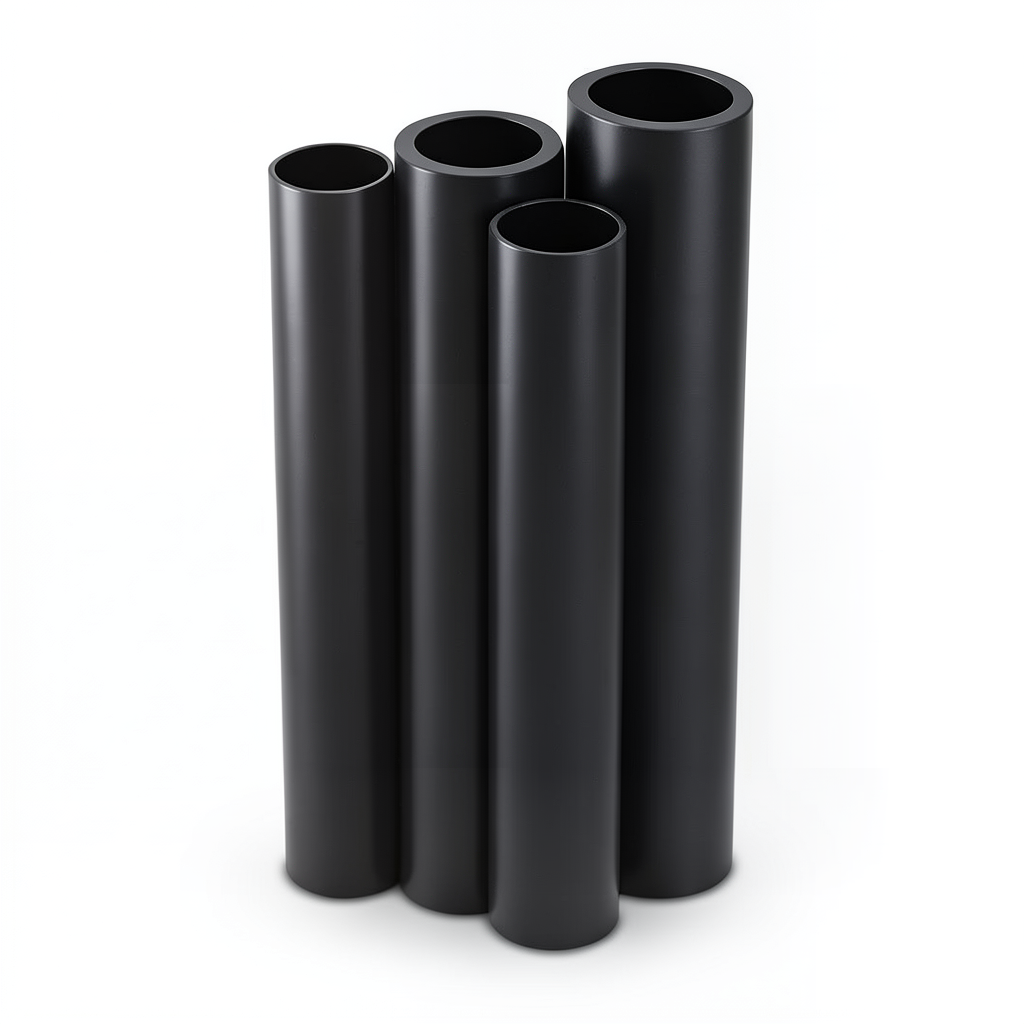 مواسير HDPE الراجحي PE 80 ضغط 4 بار قطر خارجي 1200 مم سمك 36.7 مم أسود