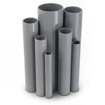 UPVC Pipes Nominal Pressure 10 Bar Outside Diameter 75 mm Thickness 3.6 mm Gray