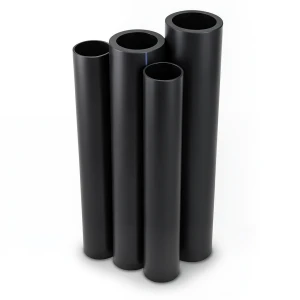 Al-Rajhi HDPE Pipes PE 80 Pressure 4 Bar Diameter 160 mm Thickness 4.9 mm Black