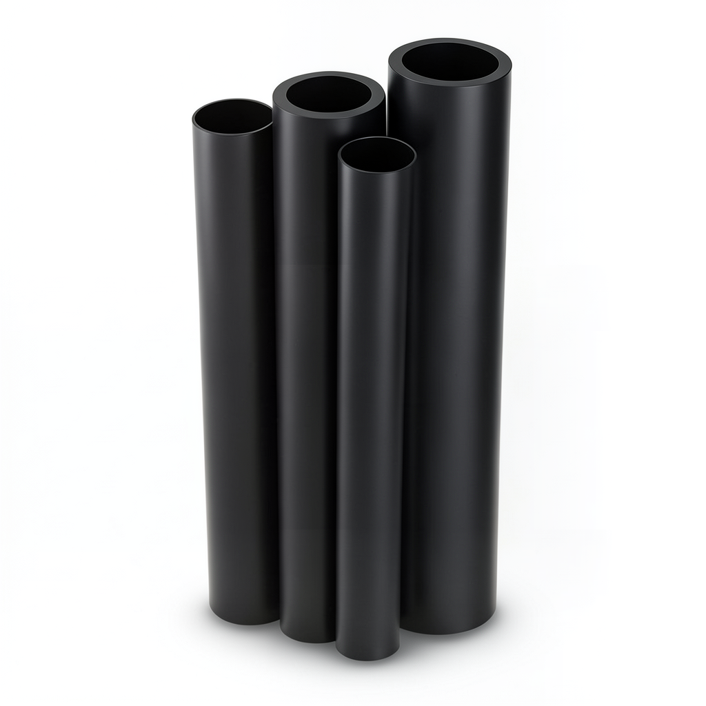 أنابيب HDPE الراجحي PE 80 ضغط 4 بار قطر 315 مم سمك 9.7 مم لون أسود