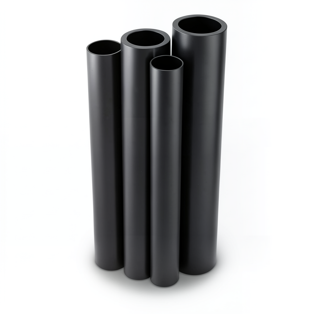 أنابيب HDPE الراجحي PE 80 ضغط 4 بار قطر 355 مم سمك 10.9 مم لون أسود