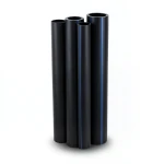 أنابيب HDPE الراجحي PE 80 ضغط 4 بار قطر خارجي 225 مم سمك 6.9 مم أسود