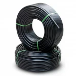 أنابيب HDPE نيبروبلاست PE 100 ضغط 20 بار قطر خارجي 125 مم سمك 14 مم لون اسود