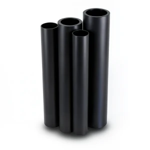 مواسير HDPE من شركة الراجحي PE 80 ضغط 4 بار قطر خارجي 250 مم سمك 7.7 مم لون أسود