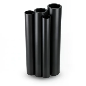 Al-Rajhi HDPE Pipes PE 80 Pressure 4 Bar 560 mm Diameter 17.2 mm Thickness Black