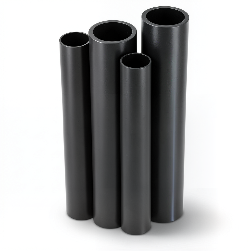 أنابيب HDPE الراجحي PE 80 ضغط 4 بار قطر 355 مم سمك 10.9 مم لون أسود