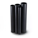 HDPE Pipes PE 80 Pressure 4 Bar Diameter 710 mm Thickness 21.8 mm Black