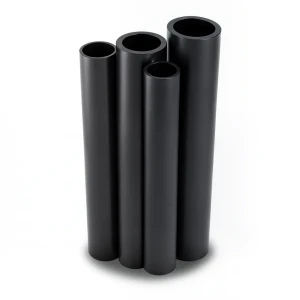 مواسير HDPE PE 80 ضغط 4 بار قطر 800 مم سمك 24.5 مم أسود