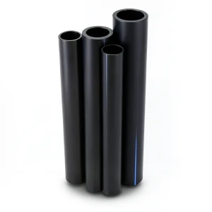 Al-Rajhi HDPE Pipes PE 80 Pressure 4 Bar 900 mm Diameter 27.6 mm Thickness Black