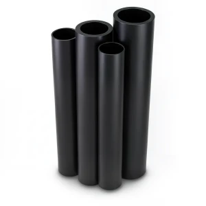 HDPE Pipes PE 80 Pressure 4 Bar 1000 mm Diameter 30.6 mm Thickness Black