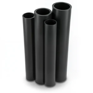 مواسير HDPE PE 80 ضغط 4 بار قطر 800 مم سمك 24.5 مم أسود