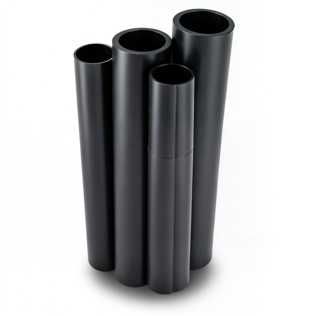 مواسير HDPE PE 80 ضغط 4 بار قطر 1000 مم سمك 30.6 مم لون أسود