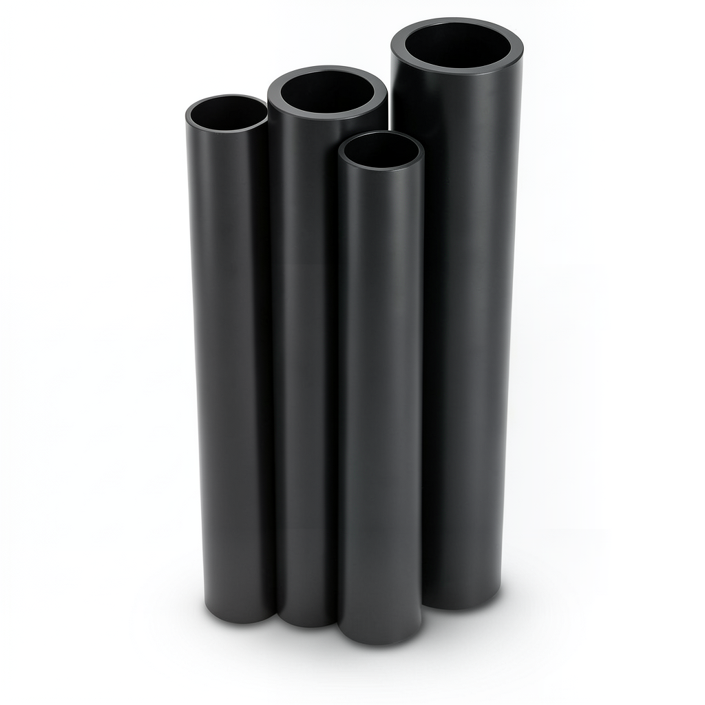 مواسير HDPE الراجحي PE 80 ضغط 4 بار قطر خارجي 1200 مم سمك 36.7 مم أسود