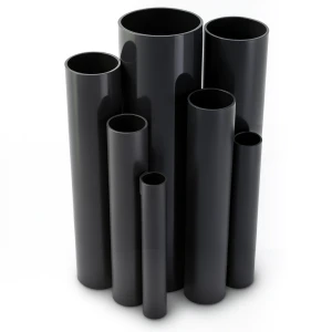مواسير UPVC ضغط 4 بار قطر خارجي 90 مم سمك 1.8 مم لون اسود