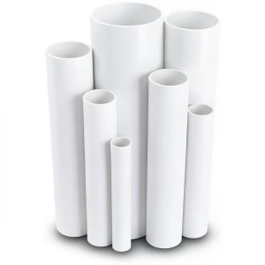 مواسير UPVC ضغط اسمي 10 بار قطر خارجي 90 مم سمك 4.3 مم لون أبيض