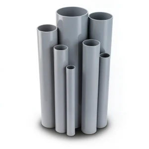 UPVC Pipes Nominal Pressure 10 Bar Outside Diameter 90 mm Thickness 4.3 mm Gray