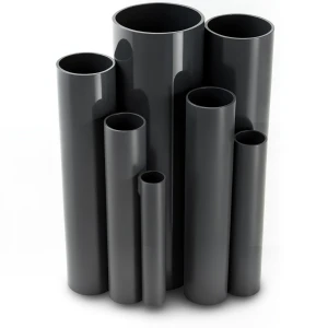مواسير UPVC ضغط اسمي 10 بار قطر خارجي 90 مم سمك 4.3 مم لون اسود