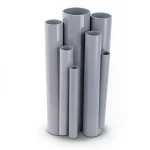 UPVC Pipes Nominal Pressure 4 Bar Outside Diameter 90 mm Thickness 1.8 mm Gray