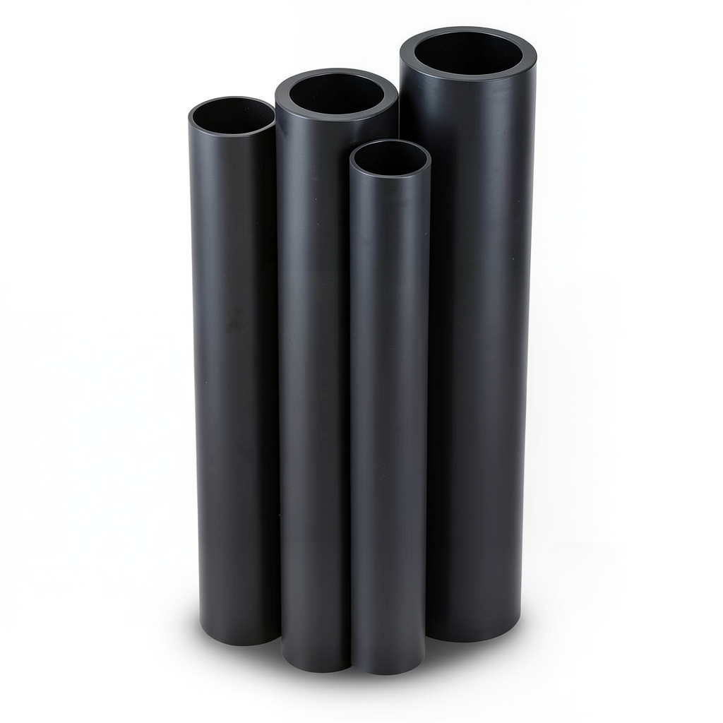 مواسير HDPE الراجحي PE 80 ضغط 4 بار قطر 140 مم سمك 3.5 مم لون أسود