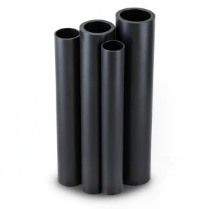 Al-Rajhi HDPE Pipes PE 80 Pressure 4 Bar Diameter 140 mm Thickness 3.5 mm Black