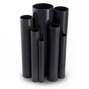 UPVC Pipes Nominal Pressure 4 Bar Outside Diameter 90 mm Thickness 1.8 mm Black