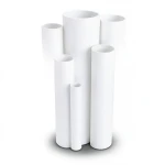 UPVC Pipes Nominal Pressure 6 Bar Outside Diameter 90 mm Thickness 2.7 mm White