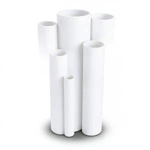 UPVC Pipes Nominal Pressure 6 Bar Outside Diameter 90 mm Thickness 2.7 mm White