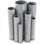 UPVC Pipes Modern Technology Nominal Pressure 16 Bar Outside Diameter 250 mm Thickness 18.6 mm Gray Colour