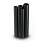 مواسير HDPE PE 80 ضغط 4 بار قطر 200 مم سمك 4.9 مم لون أسود