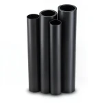 Al-Rajhi HDPE Pipes PE 80 Pressure 4 Bar 225 mm OD Thickness 5.5 mm Black