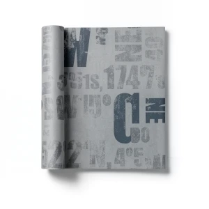 ورق حائط الماني شبابي واطفال 10 م× 0.53 م، رمادي، موديل 248012
