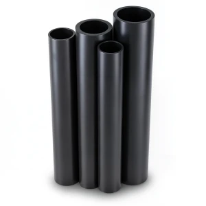 Al-Rajhi HDPE Pipes PE 80 Pressure 4 Bar Diameter 355 mm Thickness 8.7 mm Black