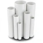 مواسير UPVC ضغط اسمي 10 بار قطر خارجي 90 مم سمك 4.3 مم لون أبيض