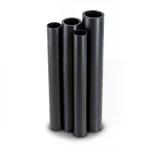 مواسير HDPE PE 80 ضغط 4 بار قطر 400 مم سمك 9.8 مم أسود