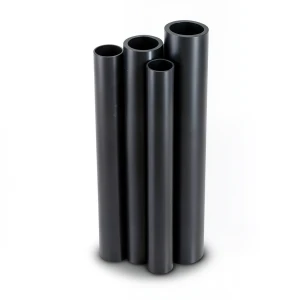 HDPE Pipes PE 80 Pressure 4 Bar 400 mm Diameter 9.8 mm Thickness Black