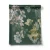 Floral wallpaper, length 10 m, width 0.70 m, dark green color, model 13058