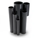 مواسير UPVC ضغط 4 بار قطر خارجي 90 مم سمك 1.8 مم لون اسود