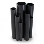 مواسير UPVC ضغط اسمي 10 بار قطر خارجي 90 مم سمك 4.3 مم لون اسود